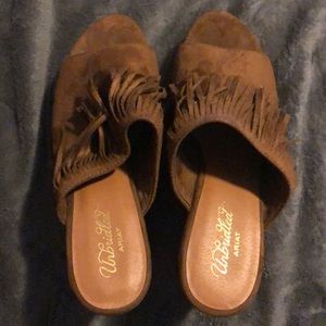 Brown size 10 wedges